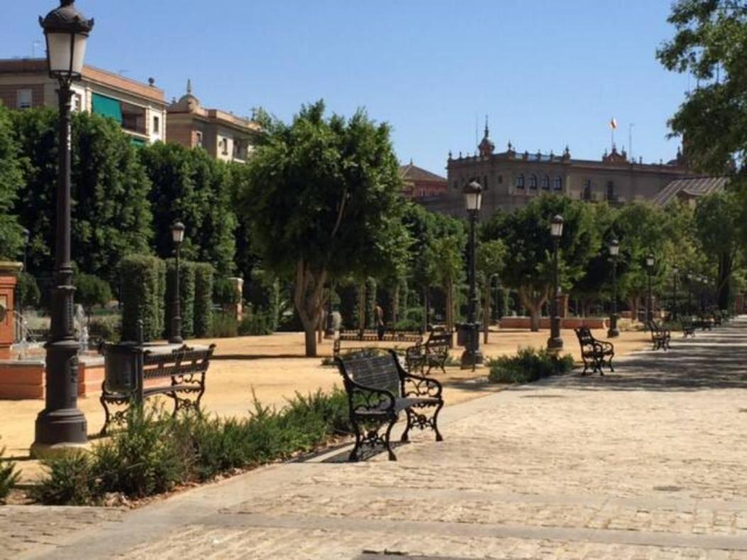 סביליה Apartamento A Estrenar Frente A La Plaza De Espana מראה חיצוני תמונה